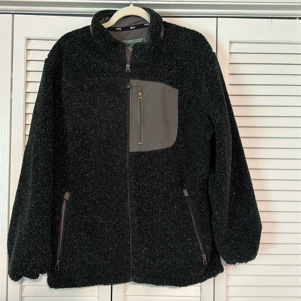 Woolrich fleece jacket men’s size L